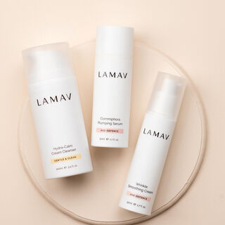 LAMAV Age-Defence Organic Skincare Essentials 3 Pack