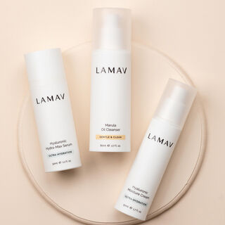 LAMAV Hydration Organic Skincare Essentials 3 Pack