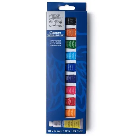 Cotman Watercolour Set Arrival Set 10X5Ml Tubes