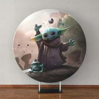 Yoda Round Backdrop