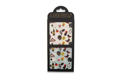 Duo Pattern Coasters NZ Life
