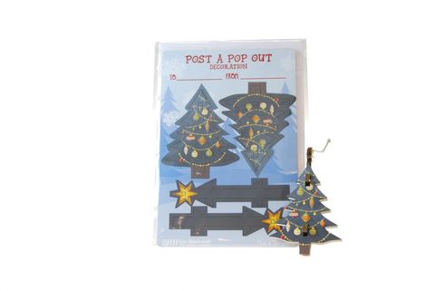 Post a Pop Out Decoration Tree