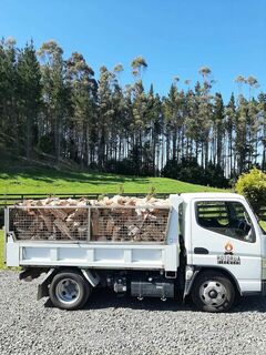 Douglas fir and Kiln dried Pine blocks 2.5m2 Bulk Firewood