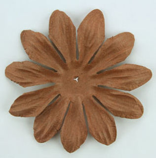 7cm Petals - Dark Brown
