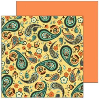 Paisley & Polka Dots 12x12 Paper