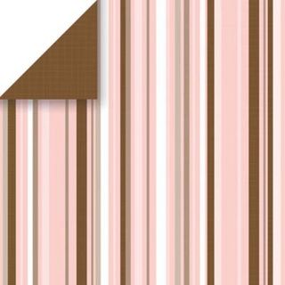 Rosey Pedestal Stripe 12x12 paper