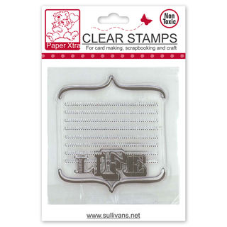 Paper Xtra Clear Stamp - Life