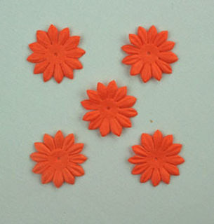 2cm Gerbera Petals - Orange