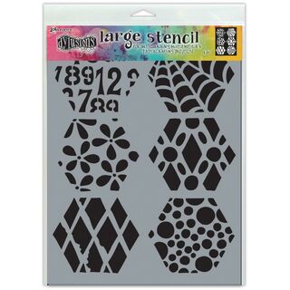 Dylusions Large Stencil - Quilt N More