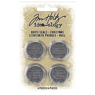 Tim Holtz Quote Seals - Christmas