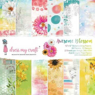 Awesome Blossom 12x12 Paper Pad