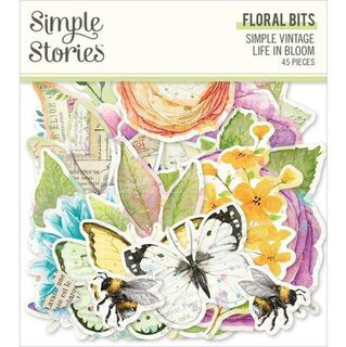 Simple Stories Floral Bits - Severl Themes