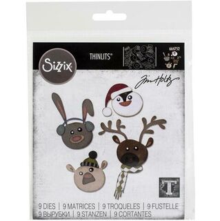 Sizzix Thinlits - Winter Critters by Tim Holtz