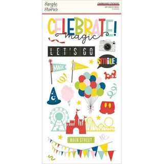 Simple Stories - Chipboard Stickers - Say cheese Magic