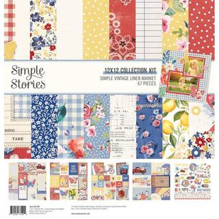 Simple Stories - Simple Vintage Linen Market 12x12 Collection Kit