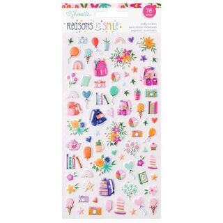 Shimelle - Reasons To Smile - Puffy Stickers