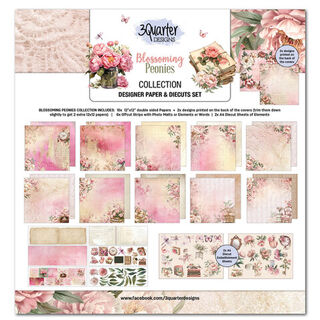 3Quarter Designs - Blossoming Peonies Collection