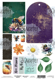 3Quarter Designs - Mini Project Sheet - Bee Happy