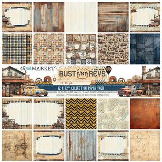 49 and Market - Rust and Revs - 12x12 Collection pack