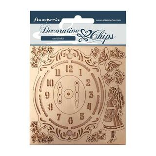 Stamperia - Decorative Chips - Alice Clock