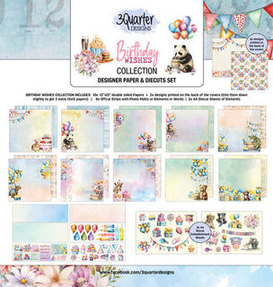 3Quarter Designs - Birthday Wishes Collection