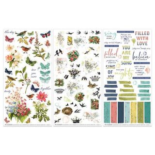 49 and Market - Birdsong Essentials Rub-on Transfers