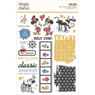 Simple Stories - Say Cheese Classic Mouse Transfer Sheets