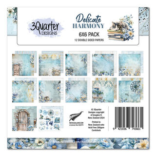 3Quarter Designs - Delicate Harmony 6x6 paper pack