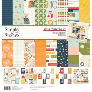 Simple Stories - For The Record - 12x12 Collection Kit