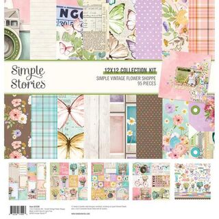 Simple Stories - Simple Vintage - Flower Shoppe 12x12 Collection Kit