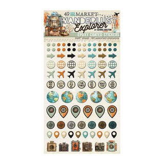 Wanderlust Explorer Epoxy Stickers