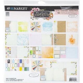Vicki Boutin The Flower Emporium 12x12 Paper Pack