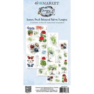 49 and Market - Summer Porch Rub-On Transfers