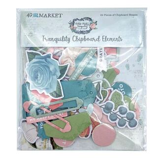 49 and Market - Tranquility Chipboad Elements