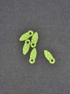 Turn Mounts - Lime Green with White Stars