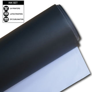 SOFT BLACK BACKED FABRIC 260GSM LATEX & UV ONLY