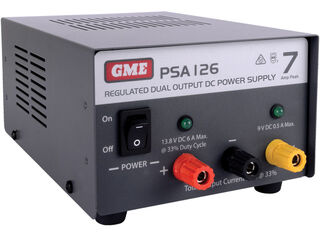 GME PSA126 7 Amp, Regulated DC Power Supply