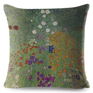 Gustav Klimt Inspired - Flower Garden Cushion