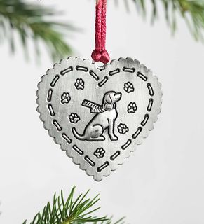Dog in the Heart Christmas Tree Ornament