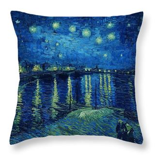 Vincent Van Gogh Starry Night Over the Rhone 1888 Cushion