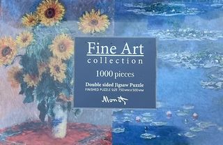 Fine Art Collection Double Sided Jigsaw - Monet