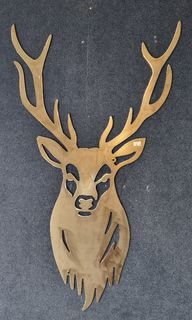 Stag Head - Large or Extra Large Corten Steel Wall Art