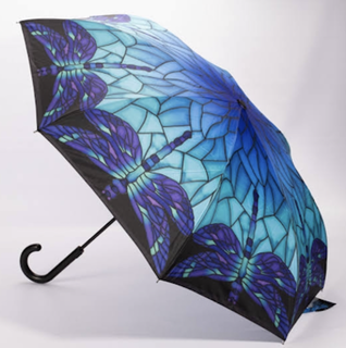 Galleria Reverse Close Dragonfly Umbrella