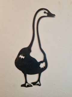 Goose Corten Steel Wall Art