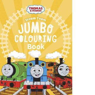 Thomas Jumbo Colouring: The Steam Team