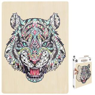 Wooden Jigsaw 132pc - Tiger