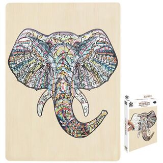 Wooden Jigsaw 137pc - Elephant
