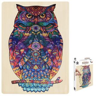 Wooden Jigsaw 130pc - Owl