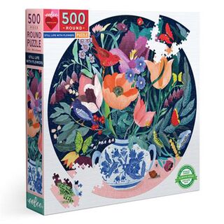 eeBoo 500pc Puzzle Still Life with Flowers