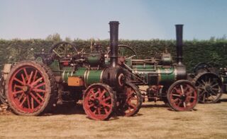 Steam Tractor Hardboard Magnet